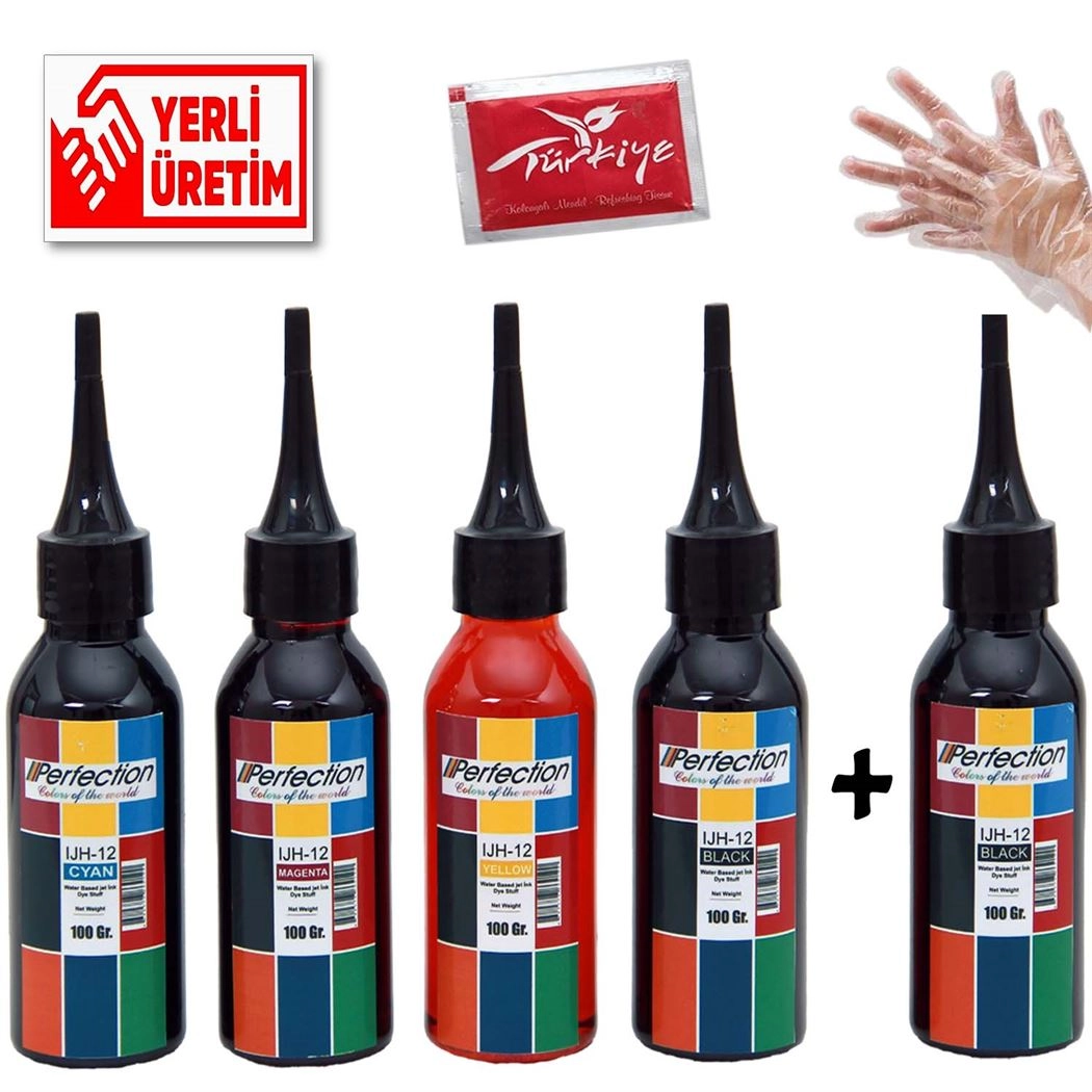 Canon Pi̇xma G Serisi Uyumlu Mürekkep Seti 5x100 Ml