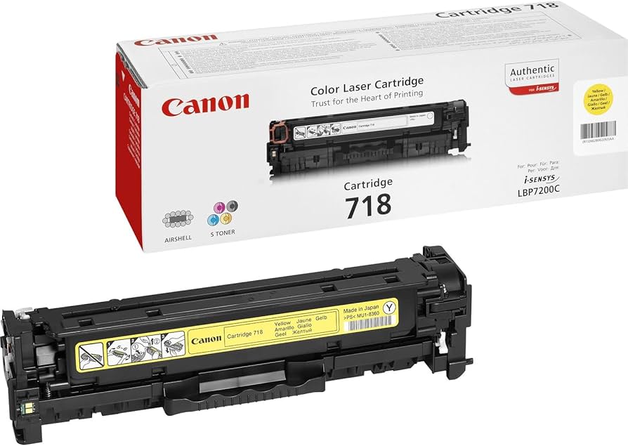Canon CRG-7182659B002 Sarı Orijinal Toner